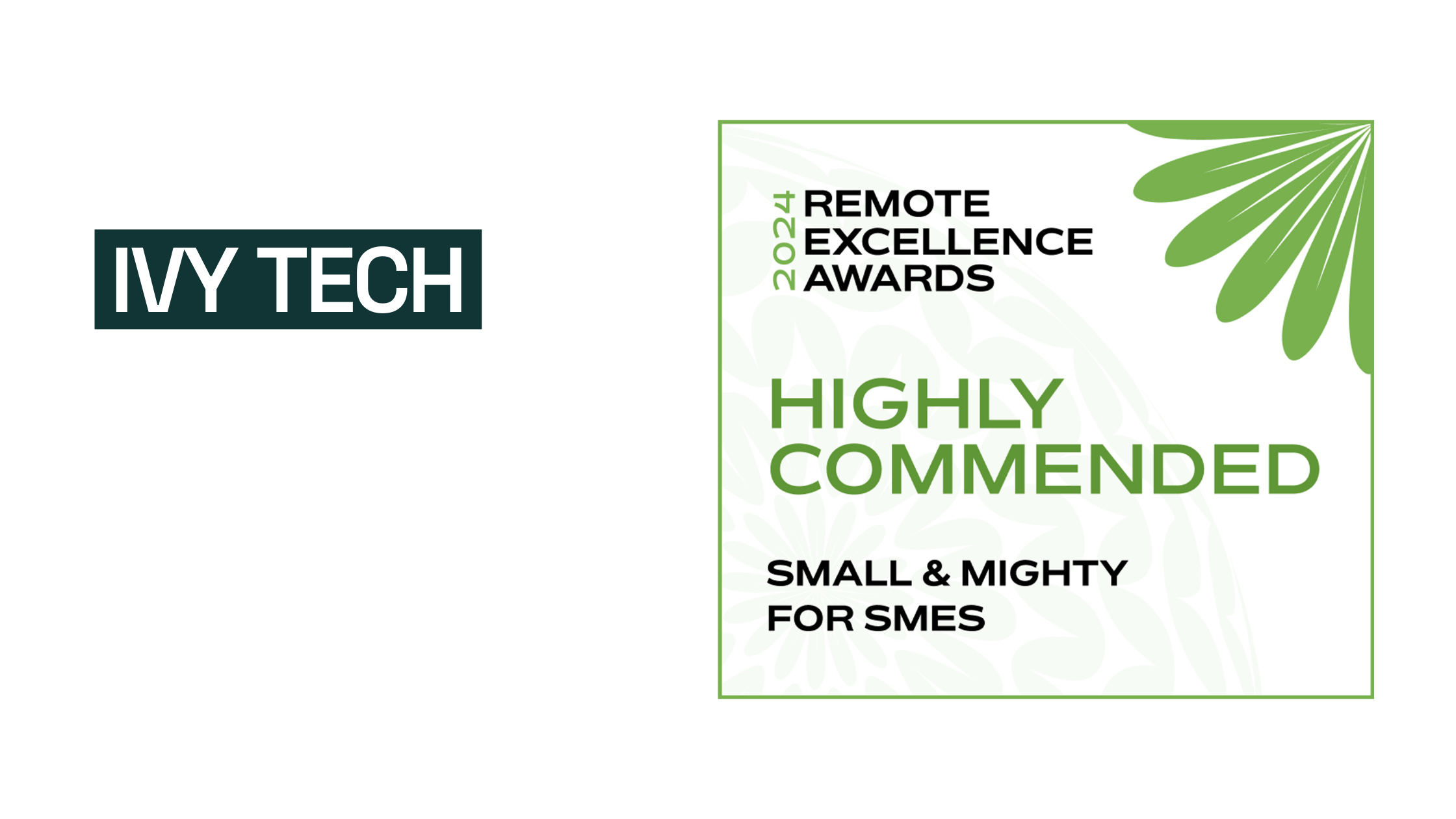 Ivy Tech has been awarded highly commended remote excellence awards